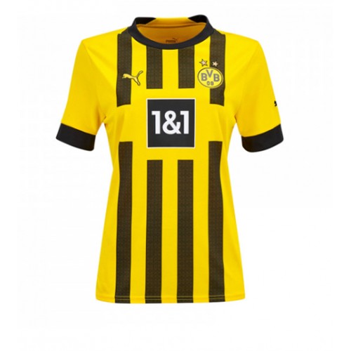 Borussia Dortmund Giovanni Reyna #7 Hjemmedrakt Kvinner 2022-23 Kortermet Borussia Dortmund Giovanni Reyna #7 Hjemmedrakt Kvinner 2022-23 Kortermet